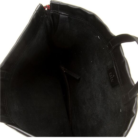 Gucci Logo Leather Drawstring Backpack with attached Wallet, Dust Bag NWT - Picture 8 of 12